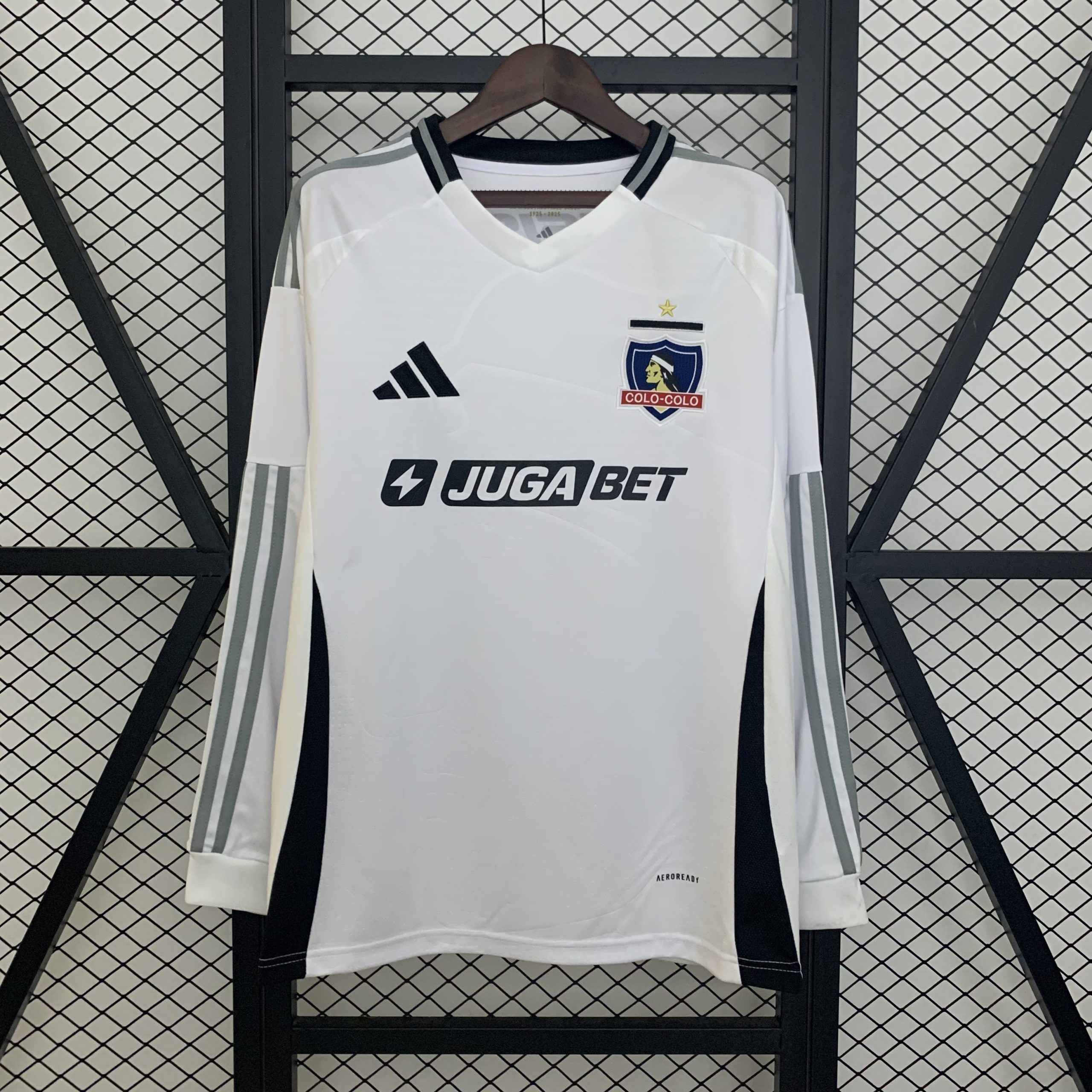 2025/26 Colo Colo Home Jersey Fan Version Long Sleeve