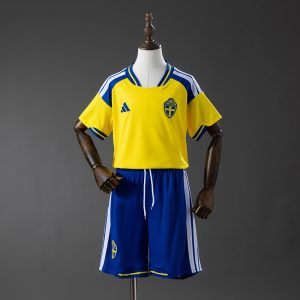 Sweden 2026 World Cup Home Kids Kit