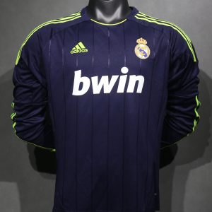 Real Madrid 2012/13 Away Retro Jersey (Player Version, Long Sleeve)