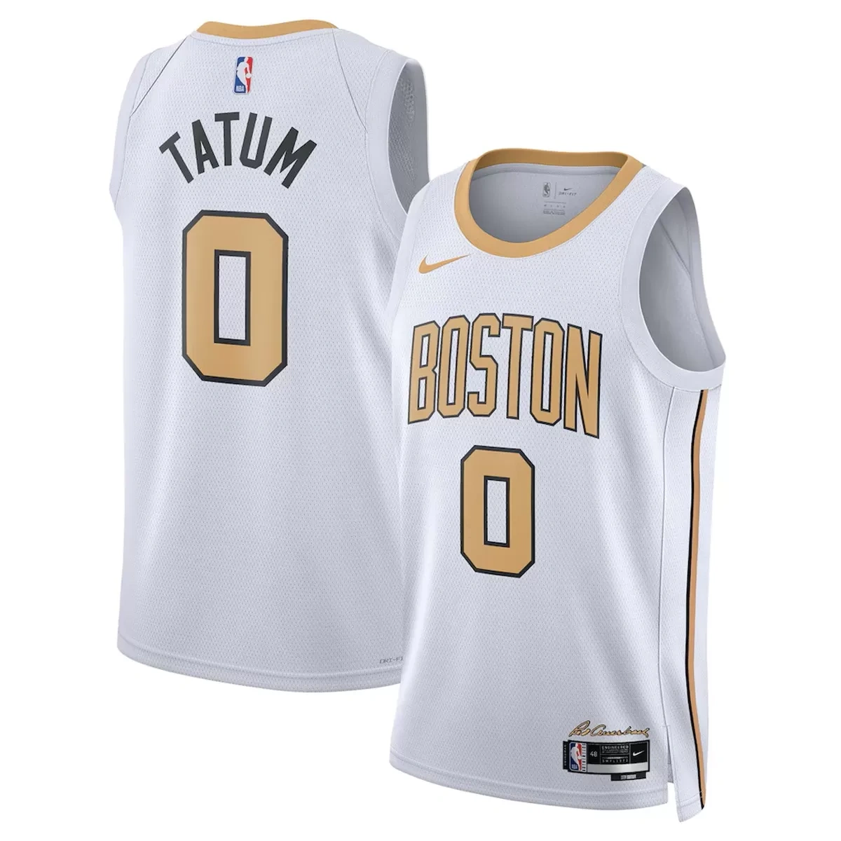 Boston Celtics Jayson Tatum #0 White Swingman Jersey 2025/26 - City Edition