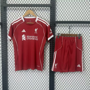 Liverpool 2025/26 Home Kids Kit