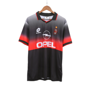 1995/96 AC Milan Retro Training Jersey Black Fan Version