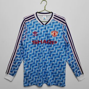 Manchester United 1990/92 Away Retro Jersey (Long Sleeve)