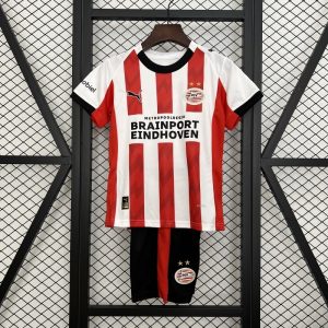 PSV Eindhoven 2025/26 Home Kids Kit