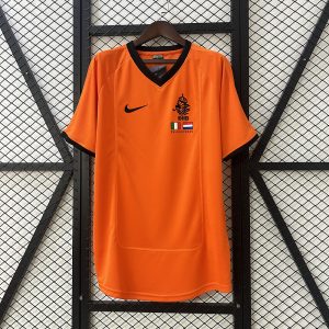 Netherlands 2000 Euro Home Retro Jersey