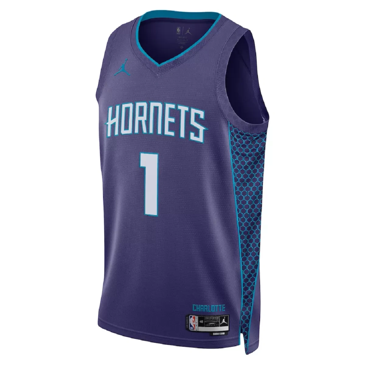 Charlotte Hornets LaMelo Ball #1 Purple Swingman Jersey - Statement Edition - Image 2