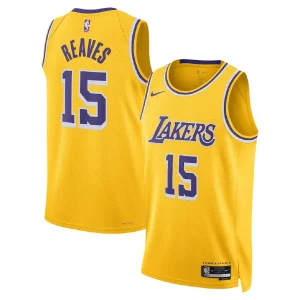 Los Angeles Lakers Austin Reaves #15 Gold Swingman Jersey - Icon Edition