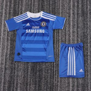 Chelsea 2011/12 Champions League Home Kids Kit