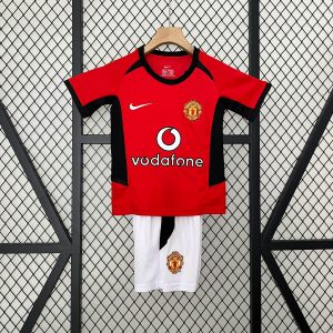 Manchester United 2002/04 Home Kids Kit