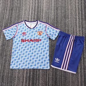 Manchester United 1990/92 Away Kids Kit