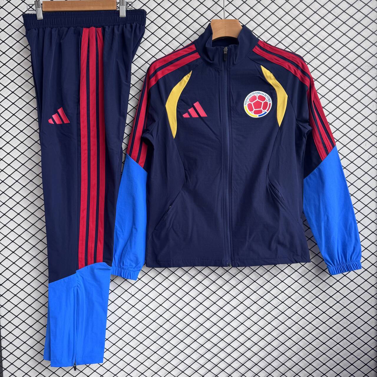 2026 Colombia World Cup Full Zip Windbreaker Coat Set