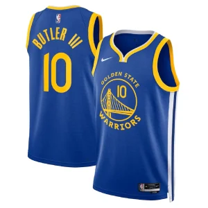 Golden State Warriors Jimmy Butler #10 Blue Swingman Jersey - Icon Edition