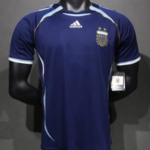 Argentina 2006 World Cup Away Retro Jersey (Player Version)