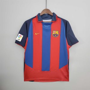 Barcelona 2003/04 Home Retro Jersey