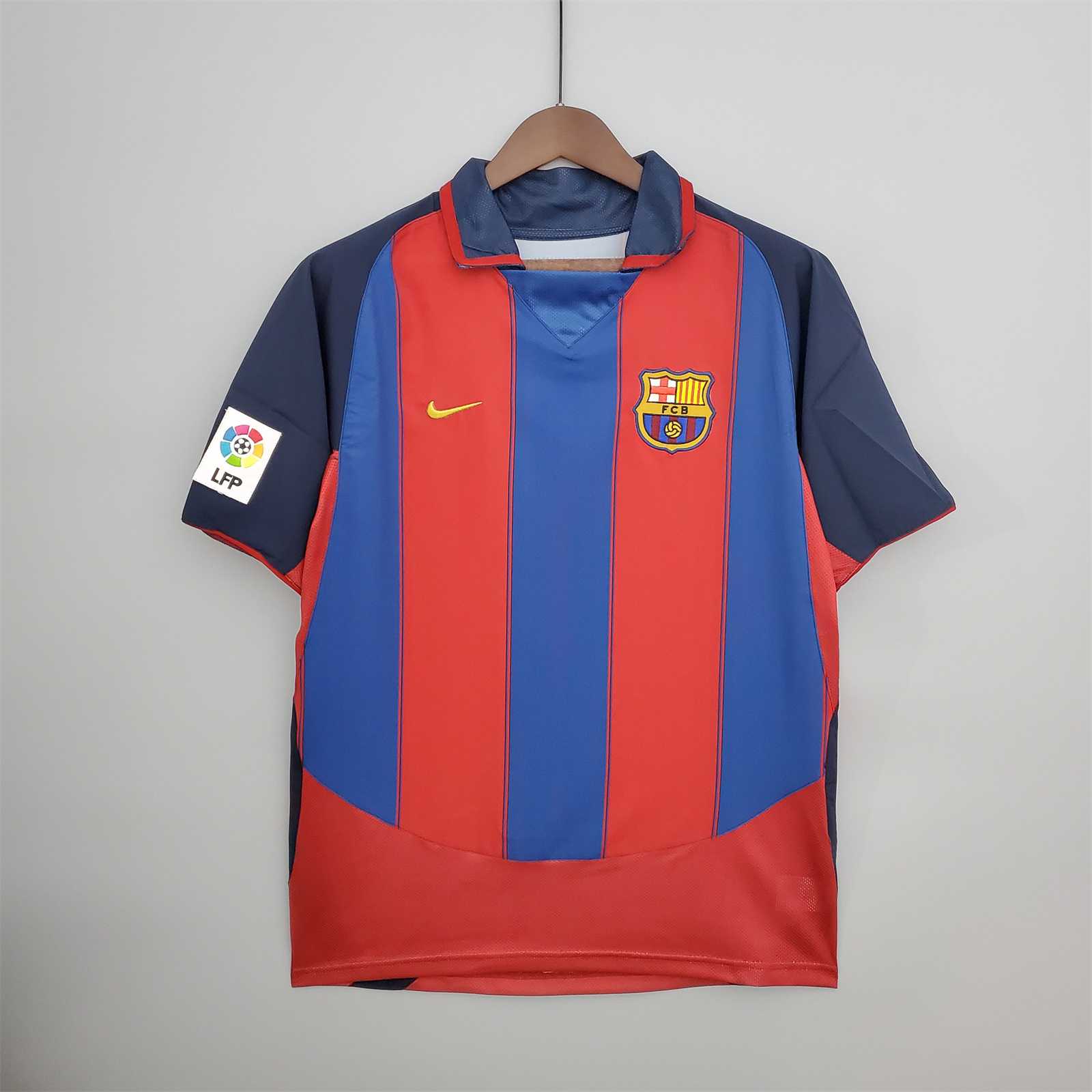 Barcelona 2003/04 Home Retro Jersey