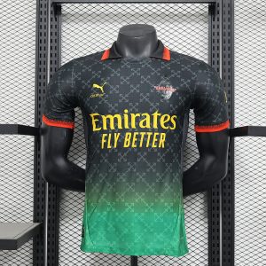 2025/26 AC Milan Black and Green Special Jersey Player Version