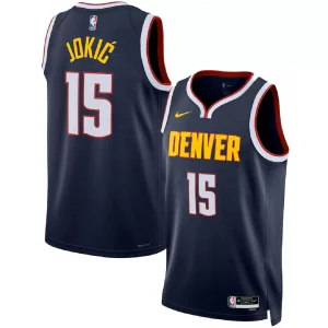 Denver Nuggets Nikola Jokić #15 Navy Swingman Jersey - Icon Edition