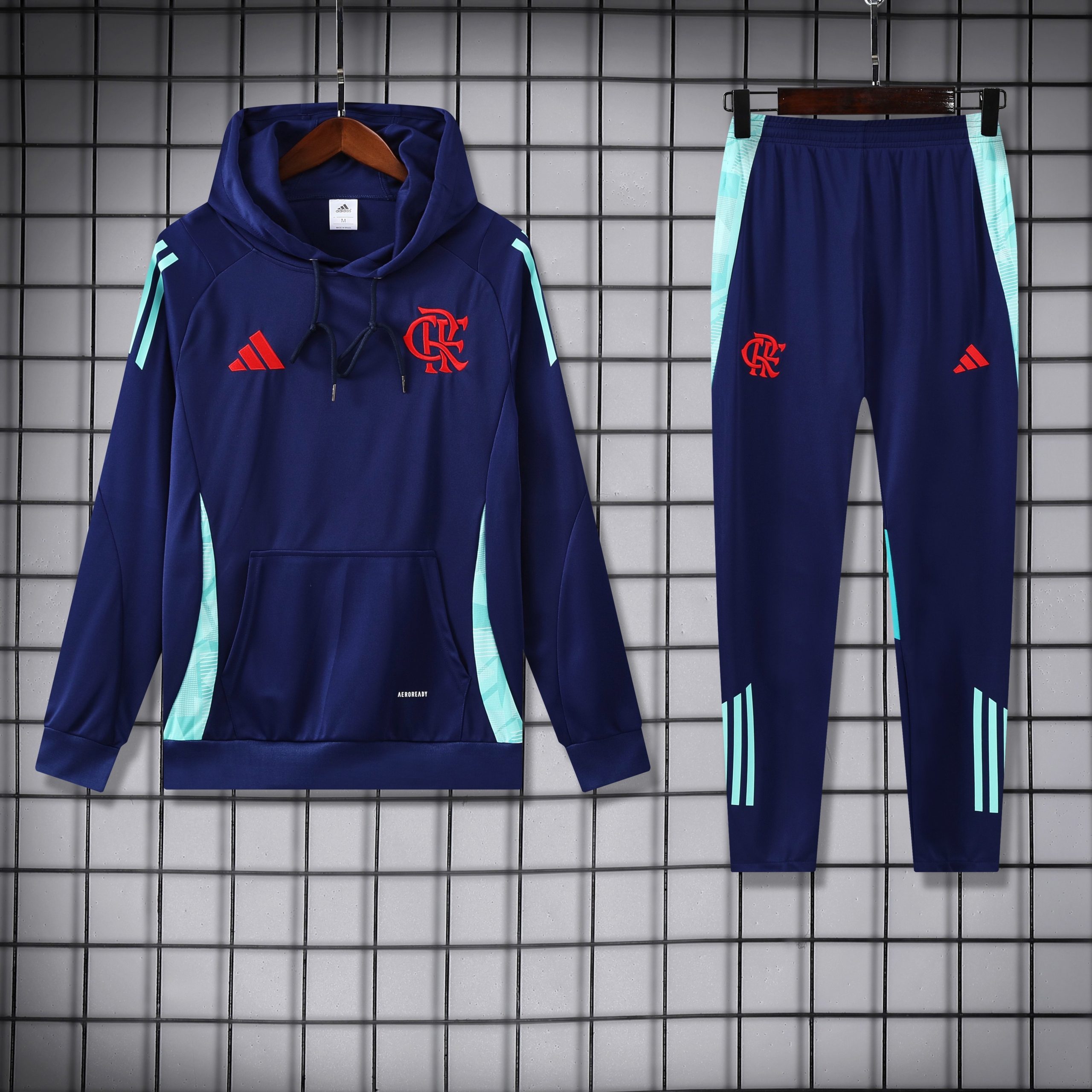 2025/26 CR Flamengo Hoodie Set (Top + Pants)