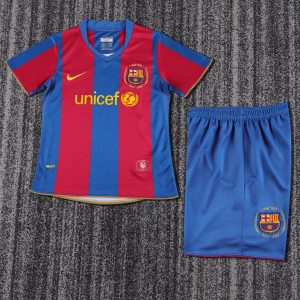 Barcelona 2007/08 Home Kids Kit