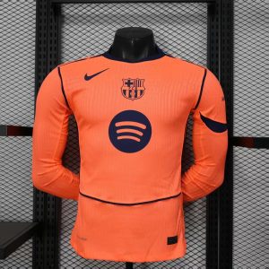 Barcelona 2025/26 Third Jersey (Player Version, Long Sleeve)