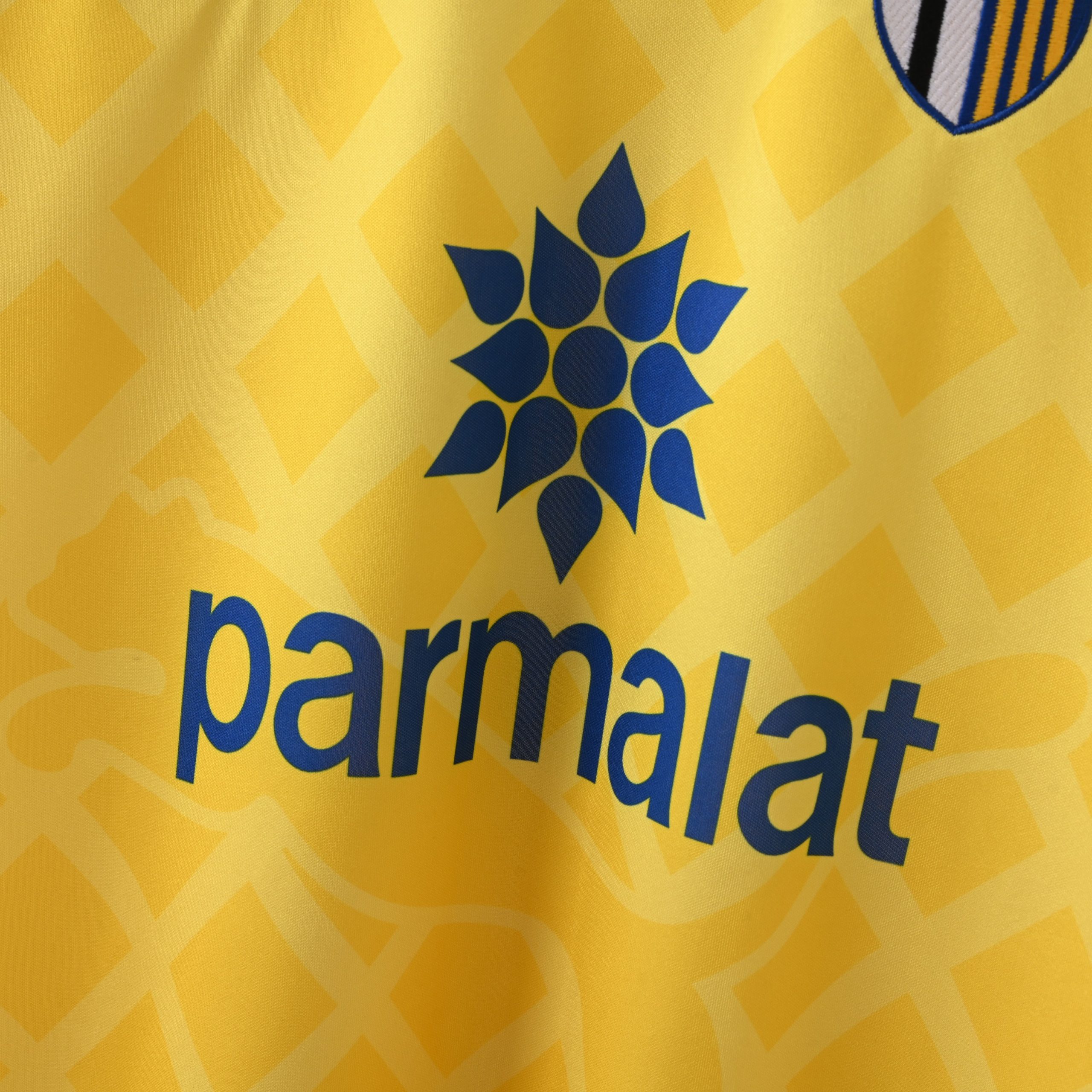 1996/97 Parma Calcio Retro Jersey Yellow - Image 5