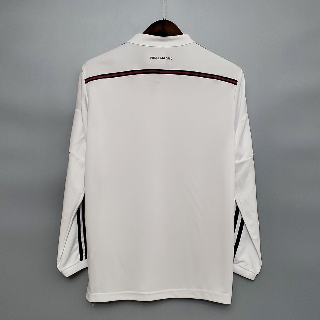 Real Madrid 2014/15 Home Retro Jersey (Fan Version, Long Sleeve) - Image 2