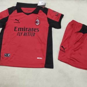 AC Milan 2025/26 Fourth Kids Kit