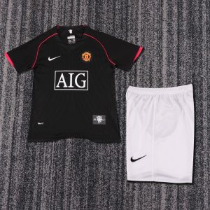 Manchester United 2007/08 Away Kids Kit
