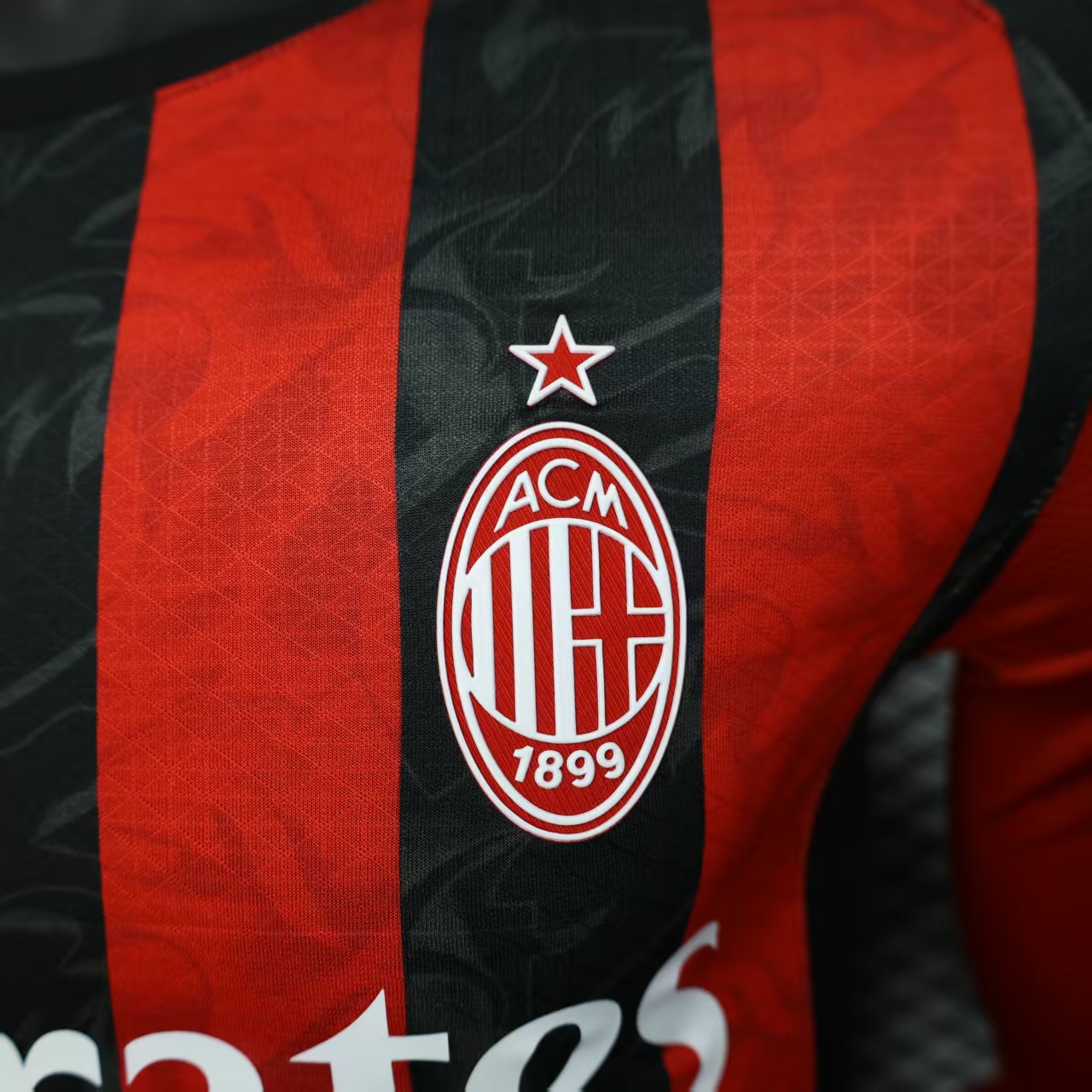 AC Milan 2025/26 Home Jersey (Player Version, Long Sleeve) - Image 4