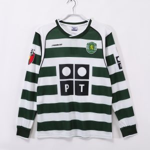 Sporting CP 2001/03 Home Retro Jersey (Long Sleeve)