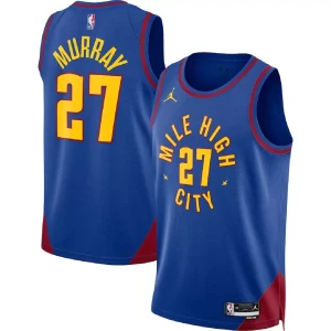 Denver Nuggets Jamal Murray #27 Blue Swingman Jersey - Statement Edition