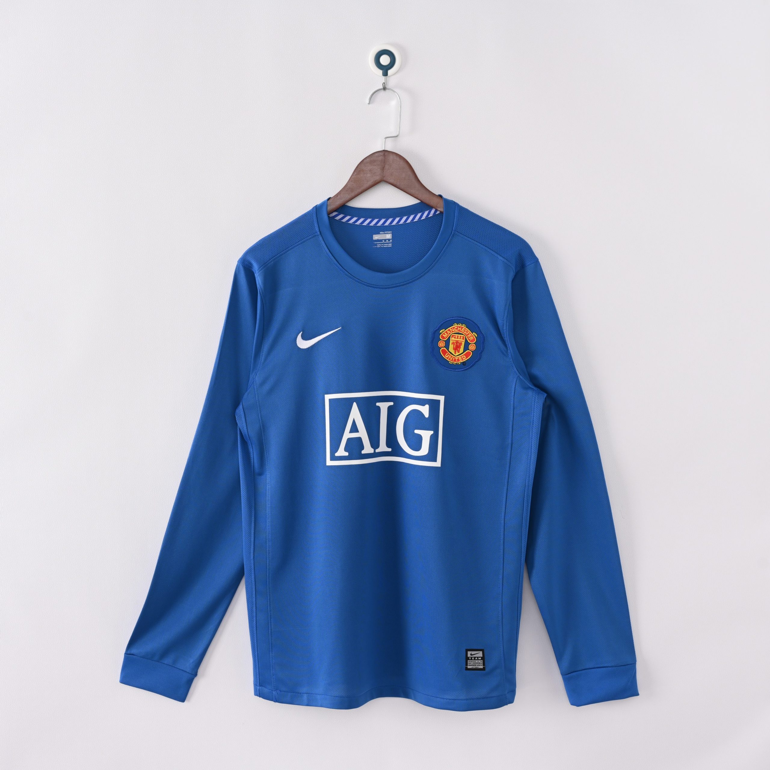 2008/09 Manchester United Second Away Retro Jersey Fan Version Long Sleeve