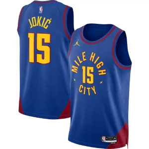 Denver Nuggets Nikola Jokić #15 Blue Swingman Jersey - Statement Edition