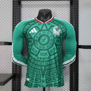 Mexico 2026 World Cup Home Jersey (Player Version, Long Sleeve)