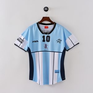 2001 Argentina Maradona #10 Commemorative Edition Retro Jersey Fan Version
