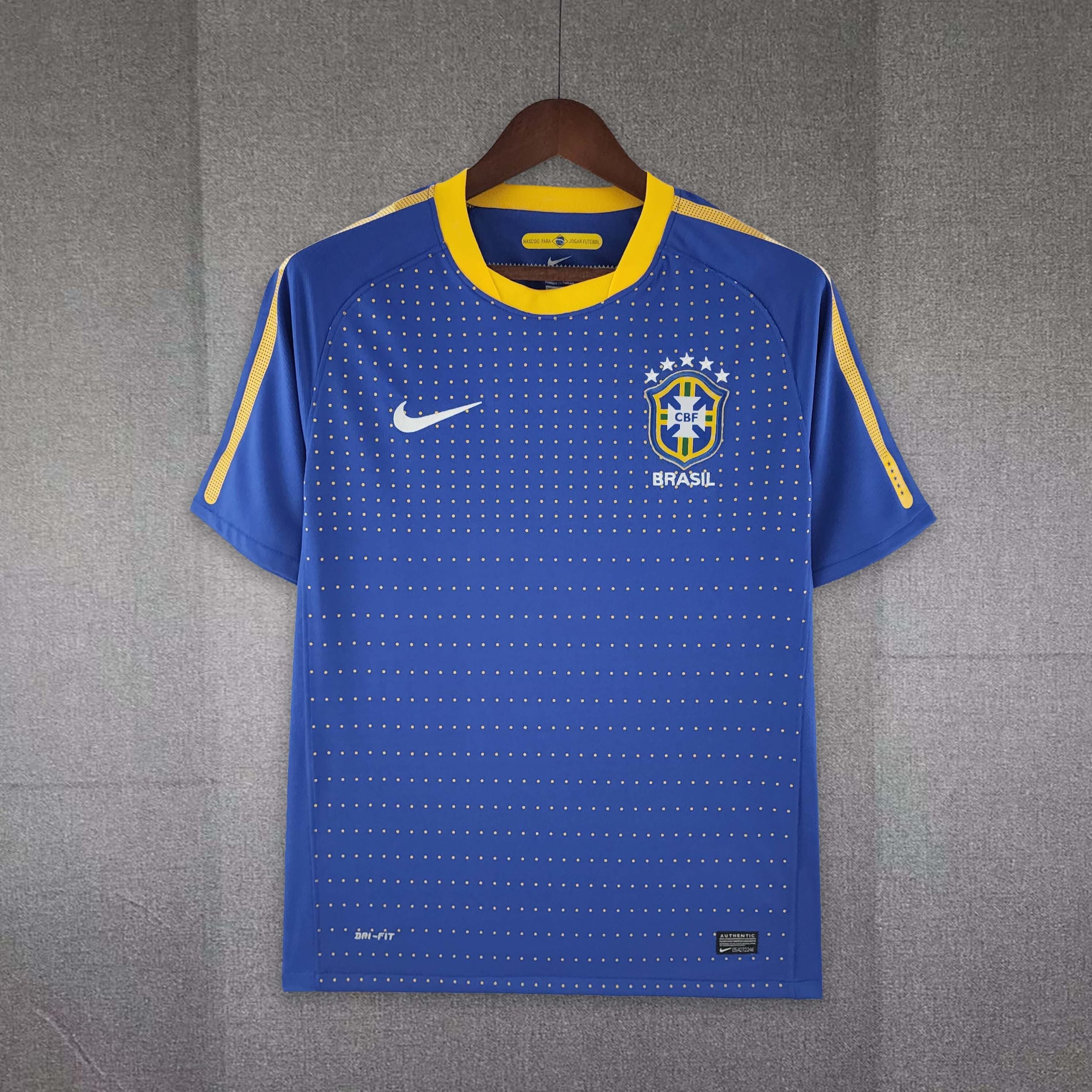 Brazil 2010 World Cup Away Retro Jersey (Fan Version)