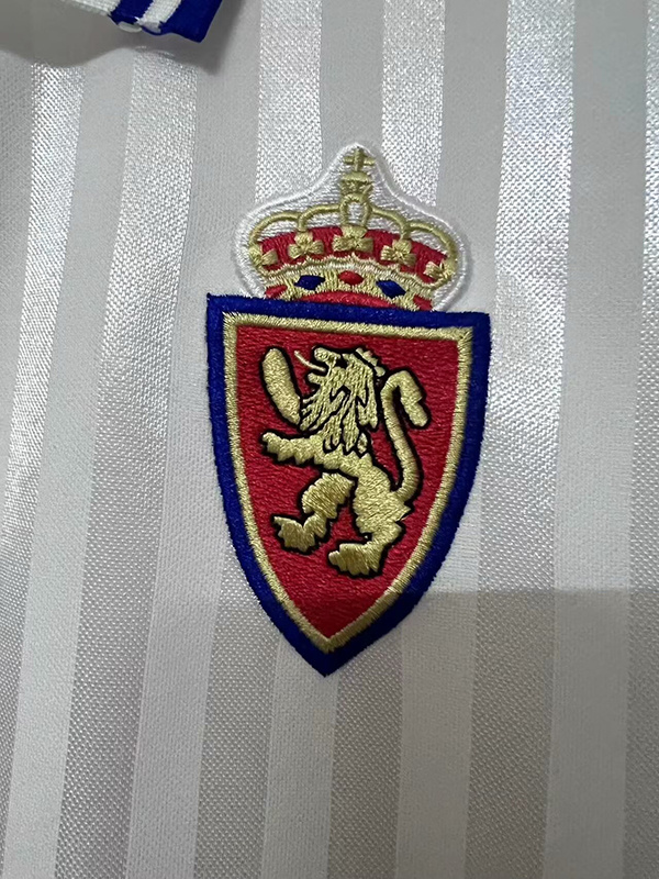 1995/96 Real Zaragoza Home Retro Jersey - Image 3