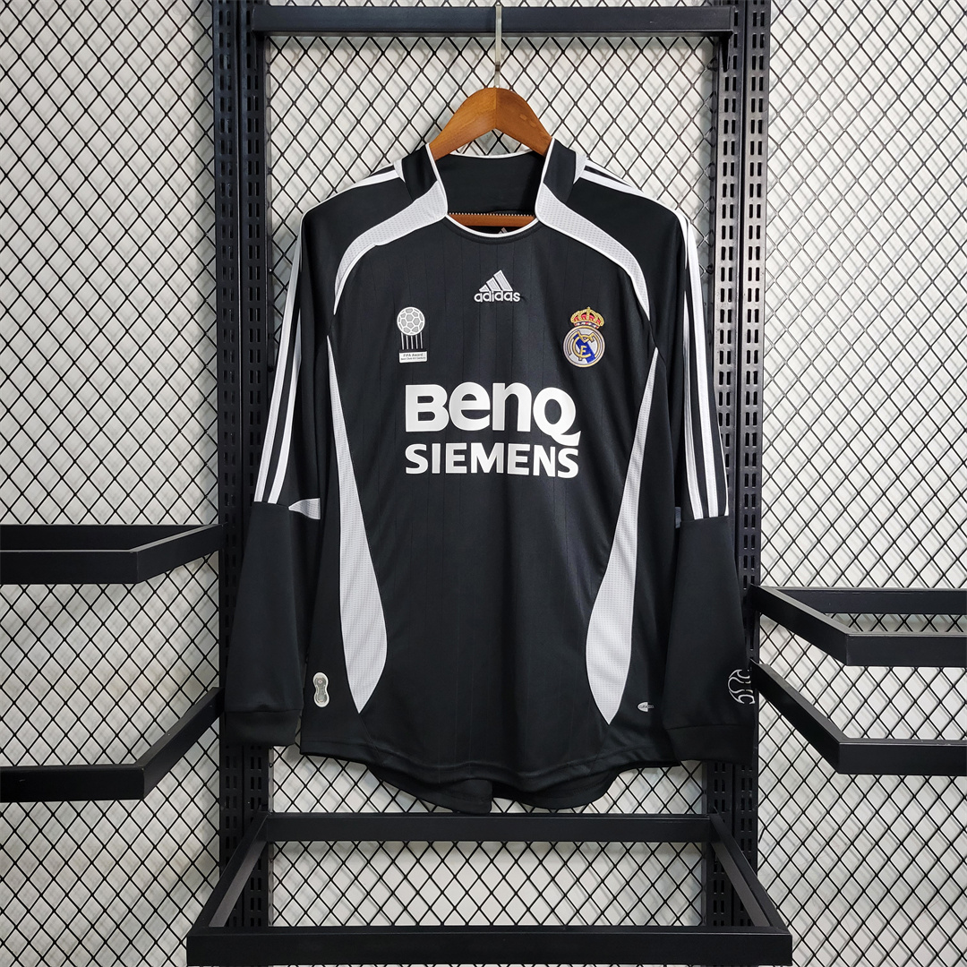 Real Madrid 2006/07 Third Retro Jersey (Fan Version, Long Sleeve)