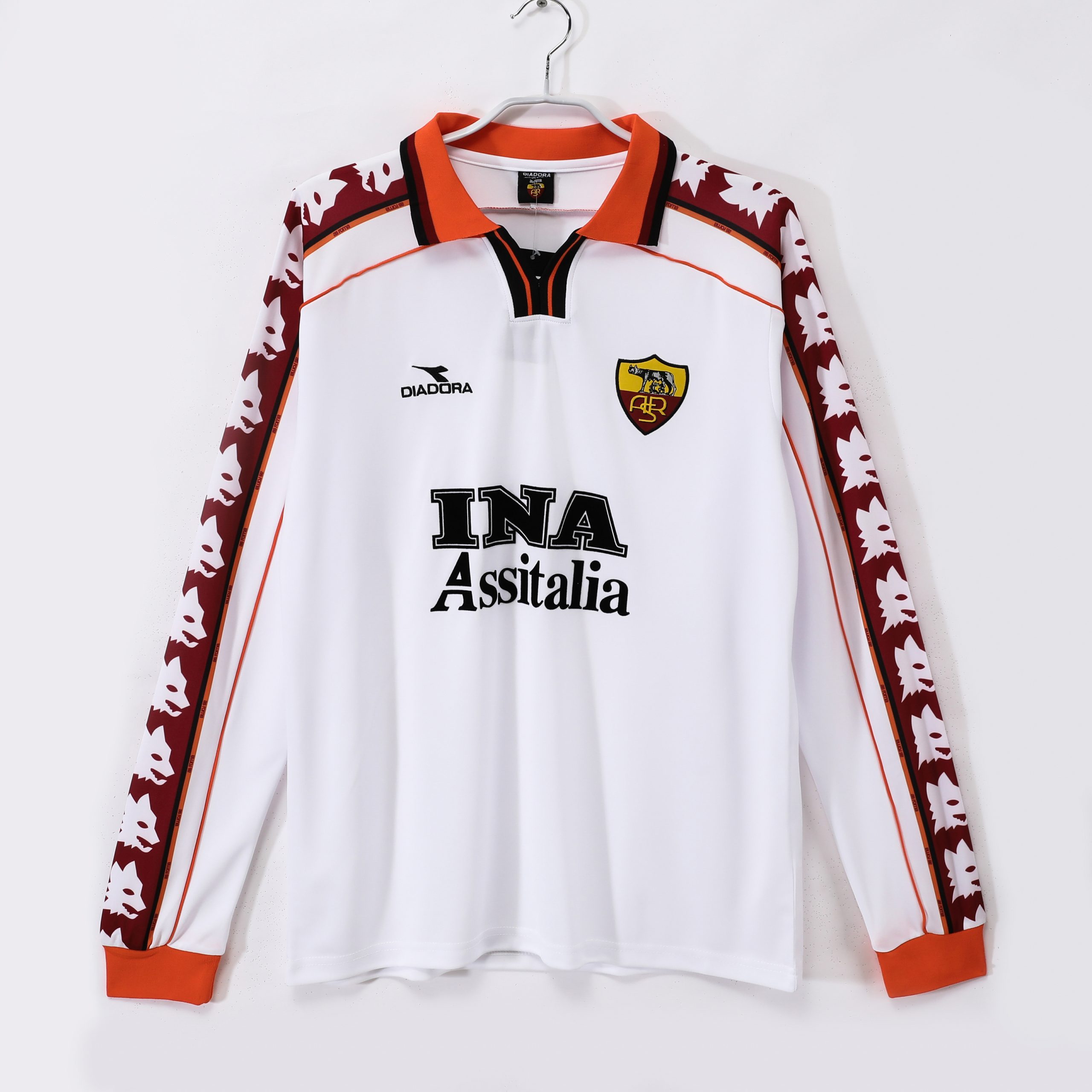 Roma 1998/99 Away Retro Jersey (Long Sleeve)
