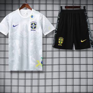 2025 Brazil Short Sleeve Training Suit