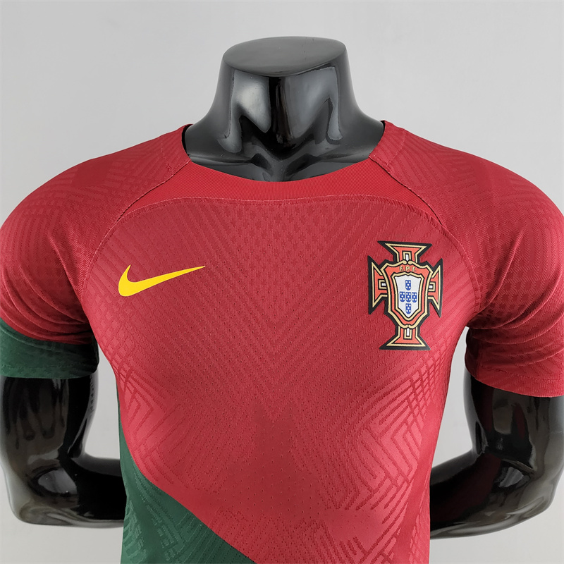 Portugal 2022 World Cup Home Retro Jersey (Player Version) - Image 5