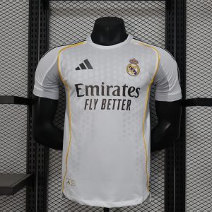Real Madrid 2025/26 Home Jersey (Player Version)