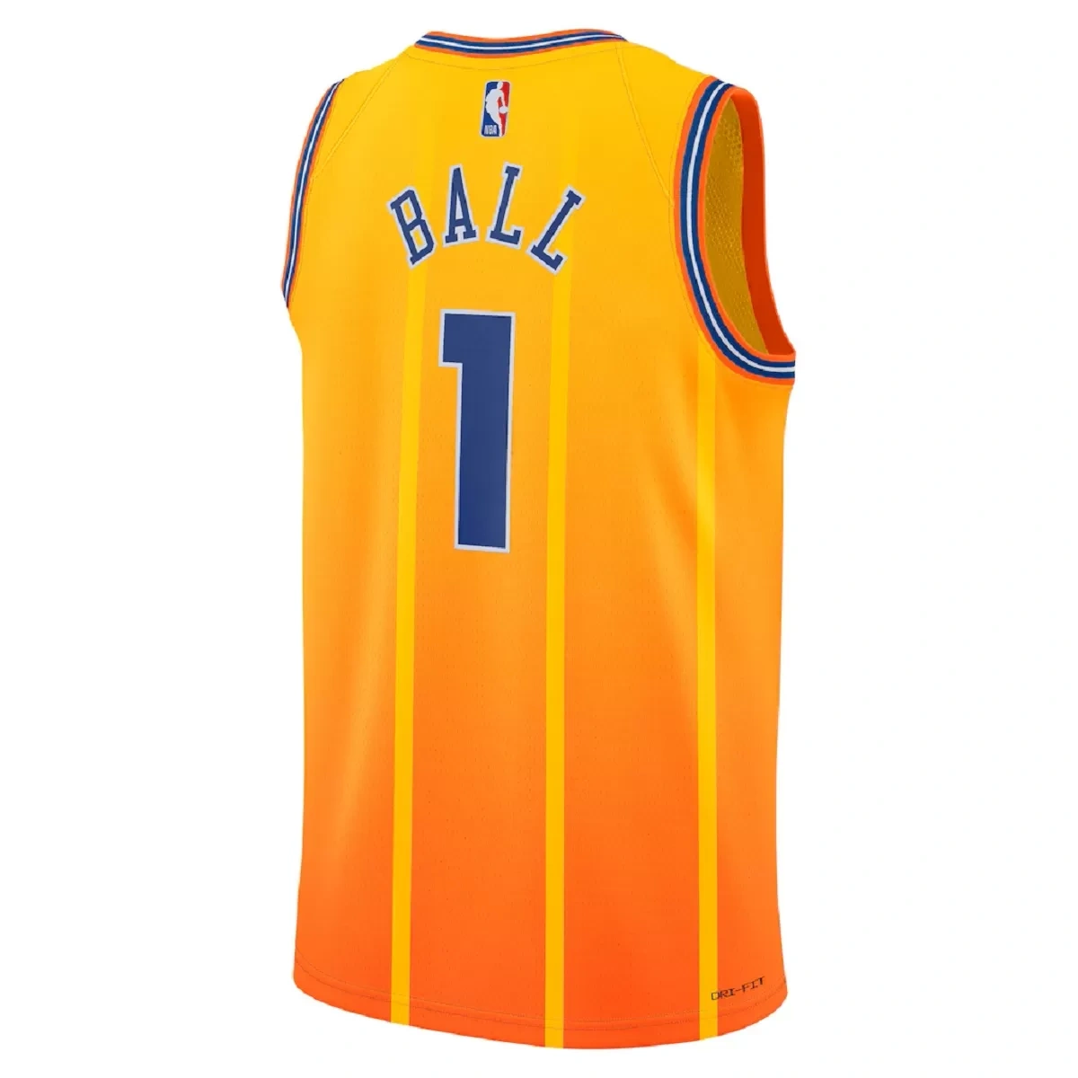 Charlotte Hornets LaMelo Ball #1 Orange Swingman Jersey 2025/26 - City Edition - Image 3