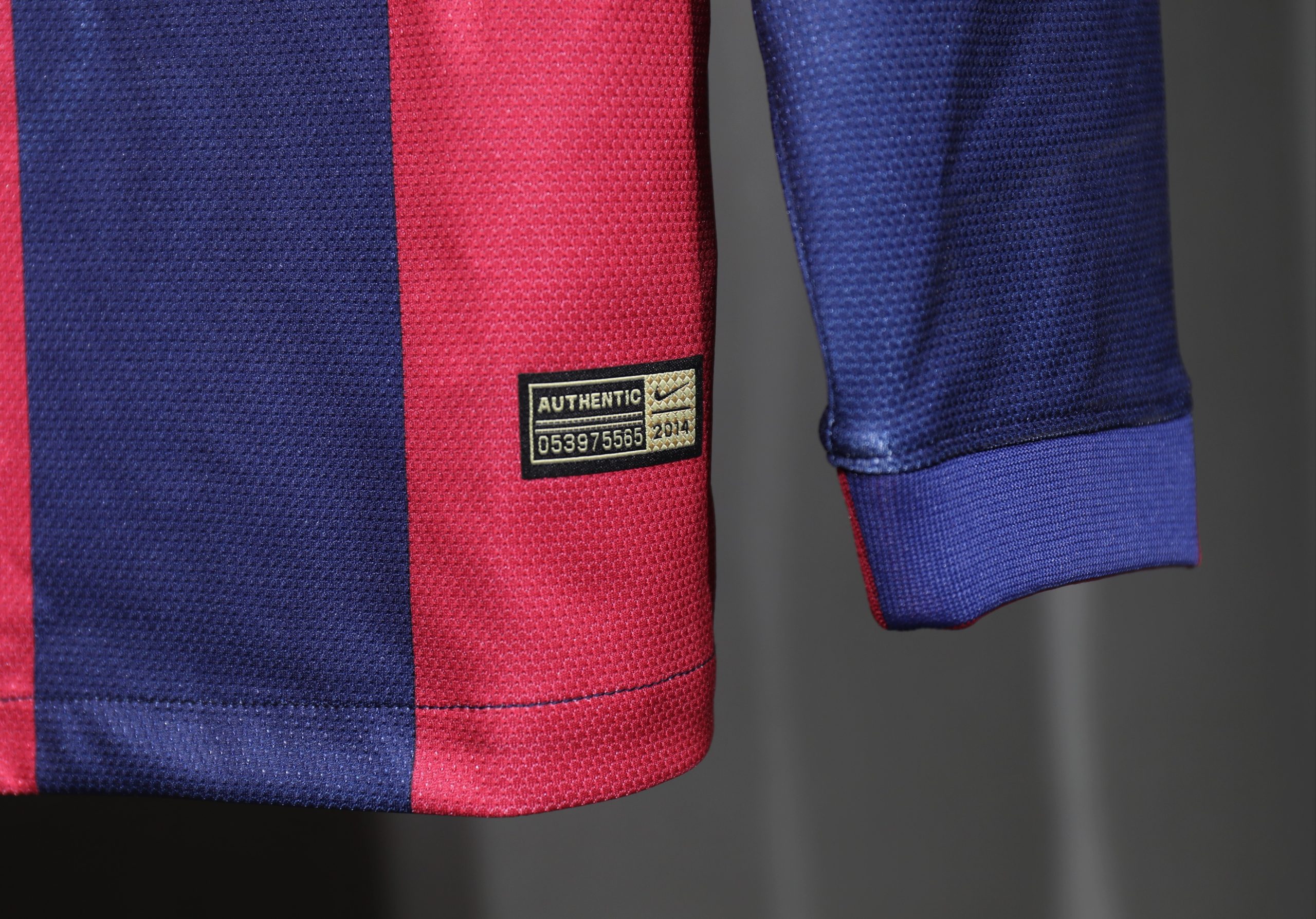 Barcelona 2014/15 Home Retro Jersey (Player Version, Long Sleeve) - Image 5