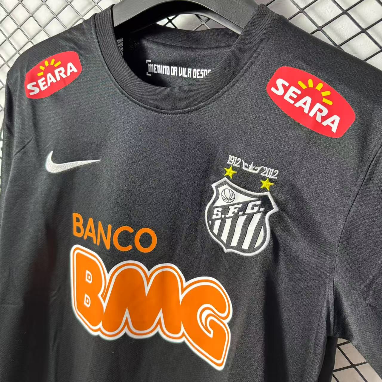 Santos FC 2012/13 Away Retro Jersey (Fan Version, Long Sleeve) - Image 4