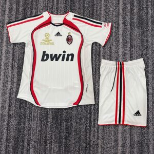 AC Milan 2006/07 Champions League Away Kids Kit