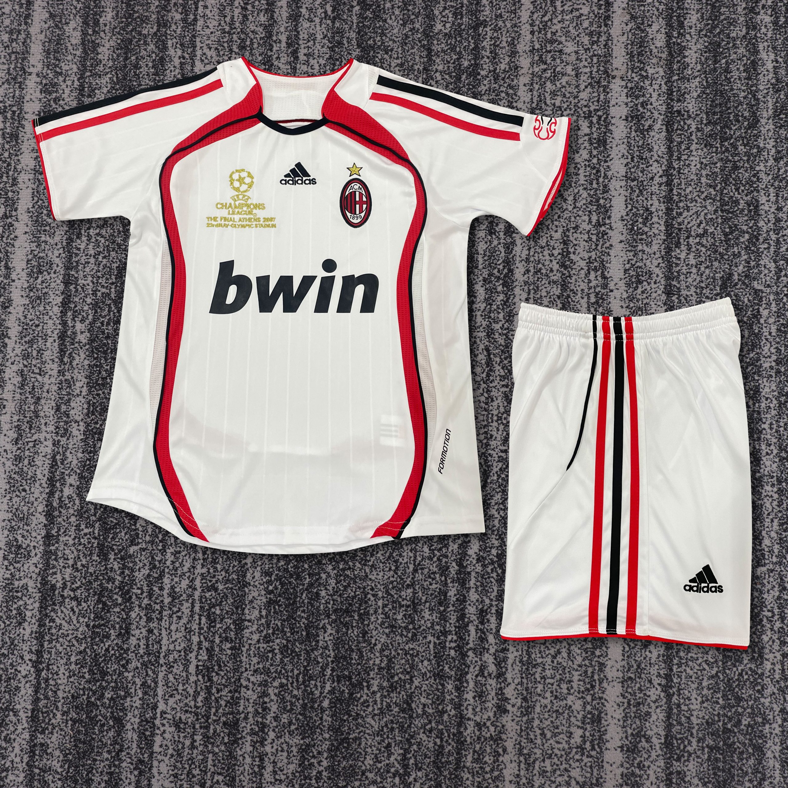 AC Milan 2006/07 Champions League Away Kids Kit