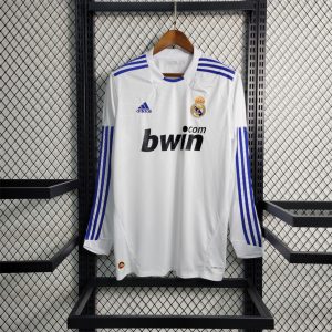 Real Madrid 2010/11 Home Retro Jersey (Long Sleeve)