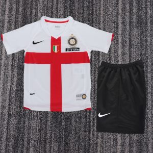 2007/08 Inter Milan Away Retro Kids Kit 100th Anniversary