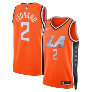 Los Angeles Clippers Kawhi Leonard #2 Orange Swingman Jersey 2025/26 - City Edition
